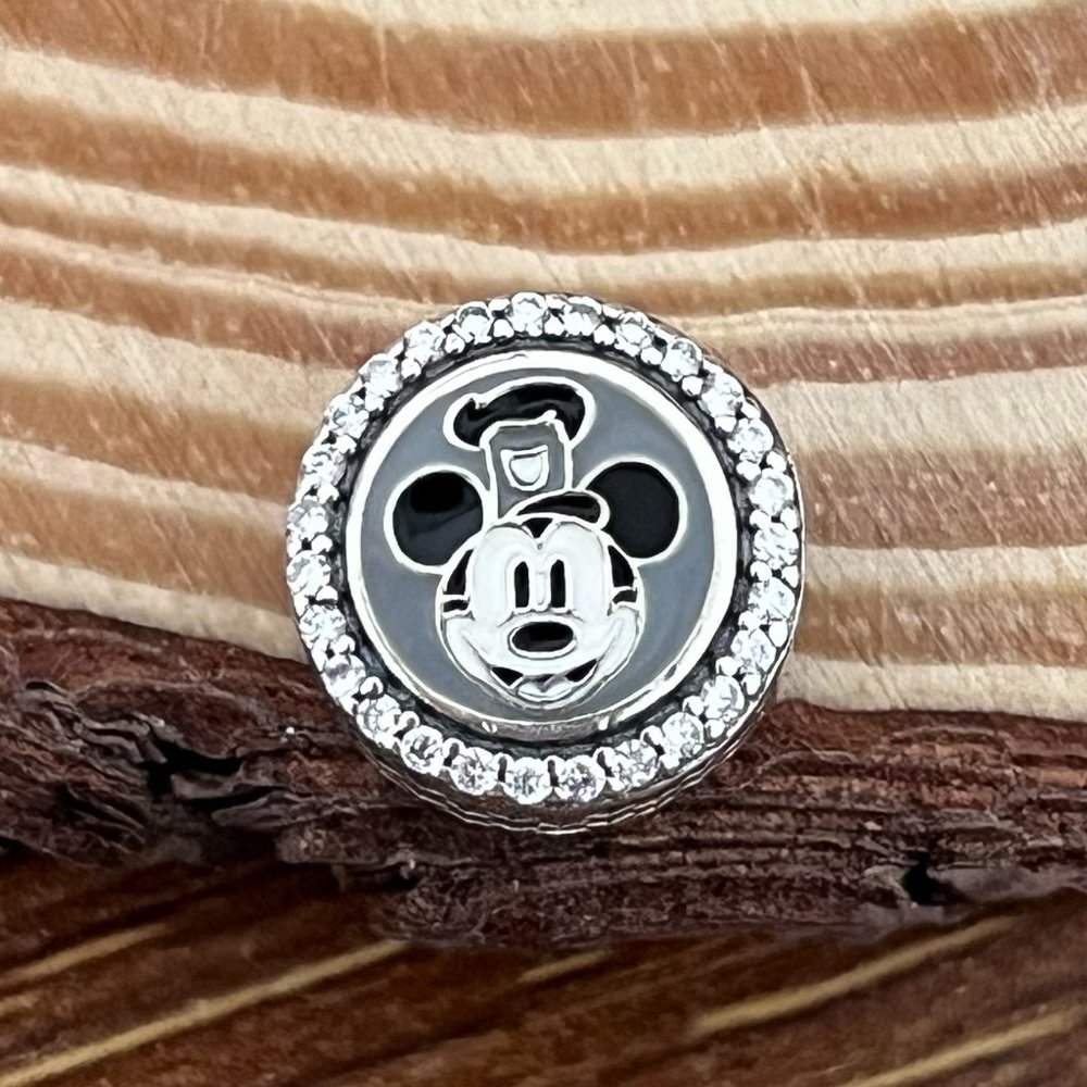 PANDORA Disney Charm Steamboat Willie  Charm Bead Pendant